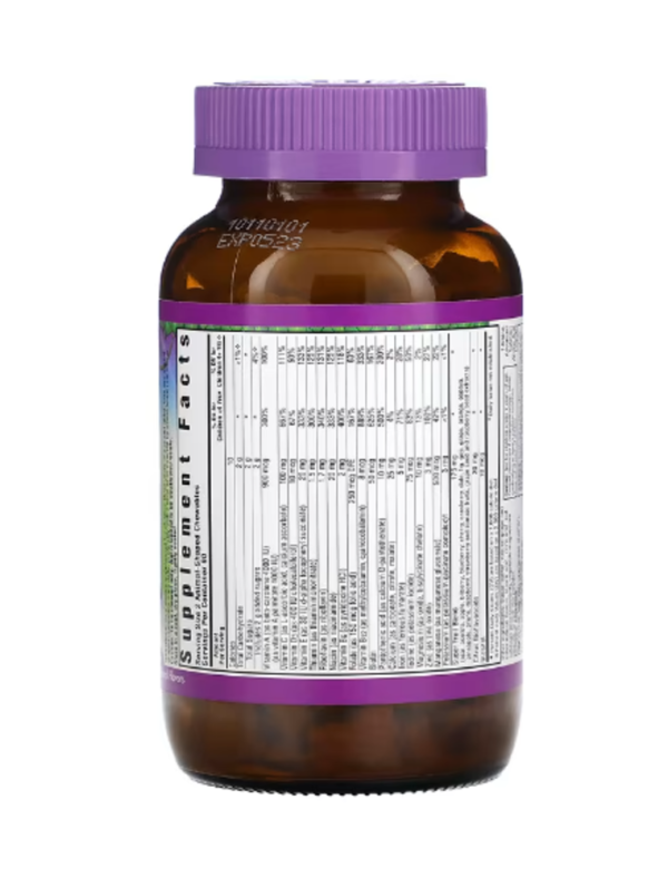 Bluebonnet Nutrition, Rainforest Animalz, Multiple, Complete Daily Whole Food Based Nutrition, Grape, 180 Chewables