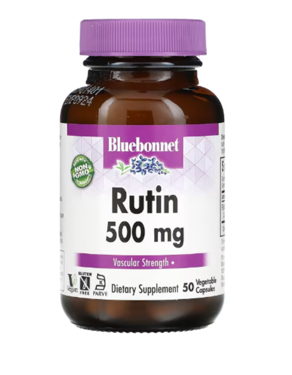 Bluebonnet Nutrition, Rutin, 500 mg, 50 Vegetable Capsules