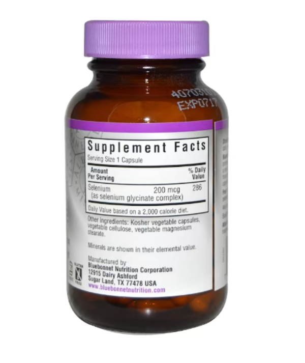 Bluebonnet Nutrition, Selenium Glycinate, 90 Vcaps