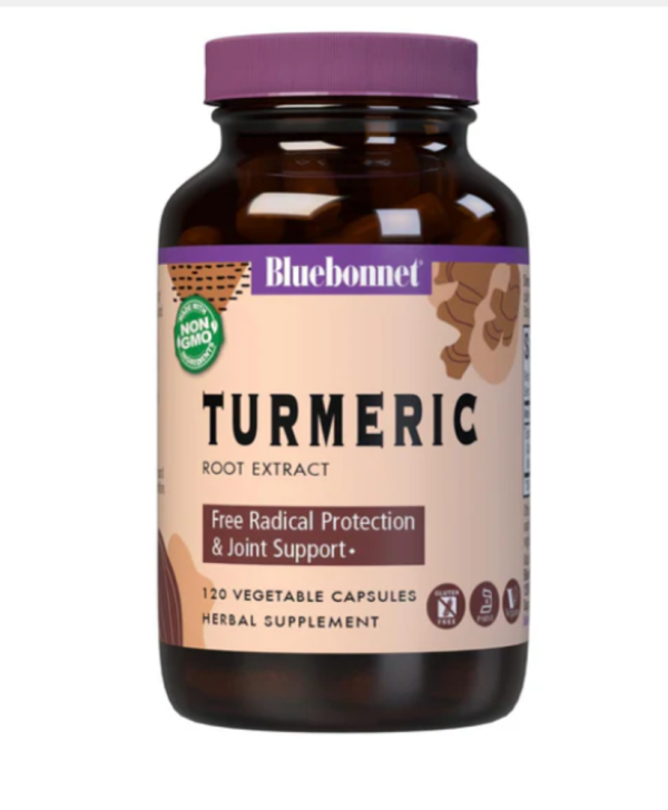 Bluebonnet Nutrition, Standardized Turmeric Root Extract, 120 Veggie Caps
