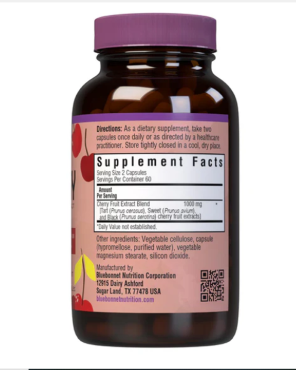Bluebonnet Nutrition, Super Fruit, Cherry Fruit Extract, 120 Veggie Caps