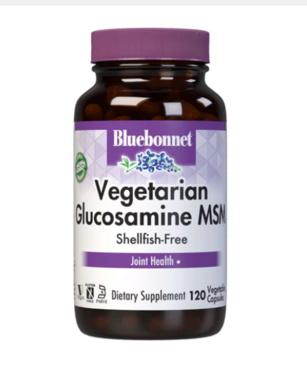 Bluebonnet Nutrition, Vegetarian Glucosamine MSM, 120 Vcaps