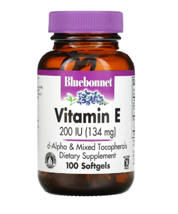 Bluebonnet Nutrition, Vitamin E, 200 IU (134 mg), 100 Softgels