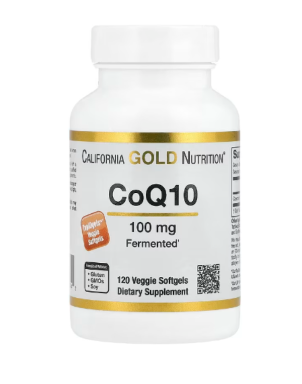 California Gold Nutrition, CoQ10, 100 mg, 120 Veggie Softgels