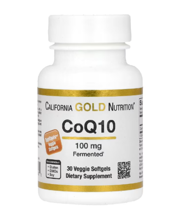 California Gold Nutrition, CoQ10, 100 mg, 30 Veggie Softgels