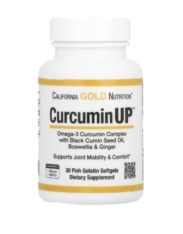 California Gold Nutrition, CurcuminUP, 30 Fish Gelatin Softgels