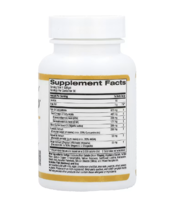 California Gold Nutrition, CurcuminUP, 30 Fish Gelatin Softgels