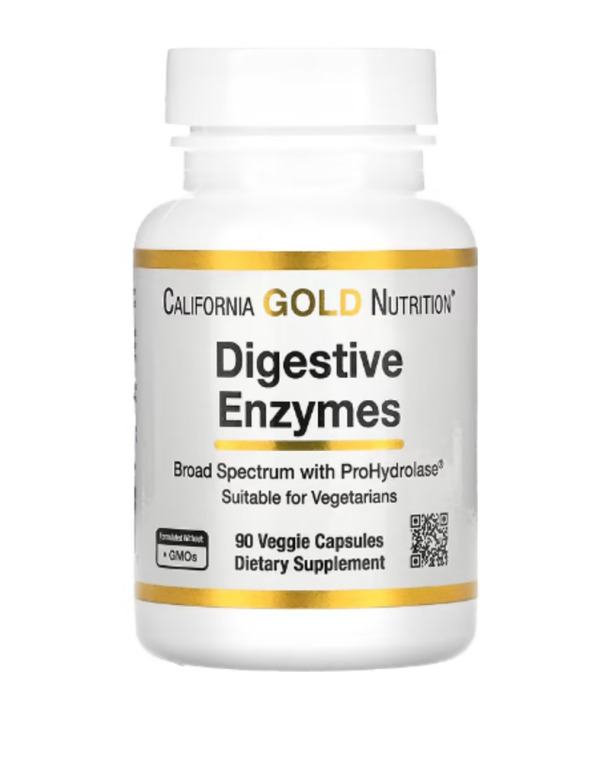 California Gold Nutrition, Digestive Enzymes, 90 Veggie Capsules