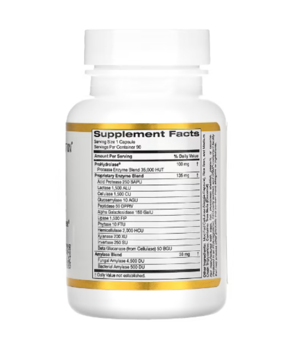 California Gold Nutrition, Digestive Enzymes, 90 Veggie Capsules