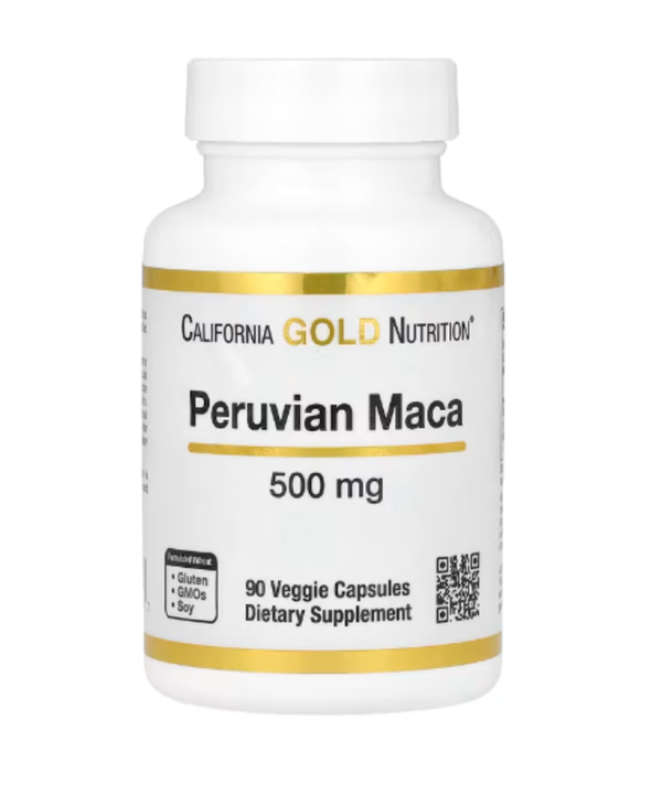 California Gold Nutrition, Peruvian Maca, 500 mg, 90 Veggie Capsules
