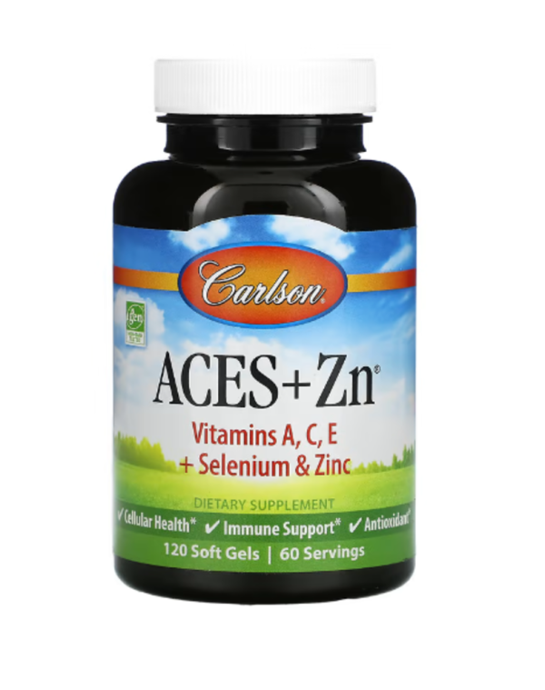 Carlson, Aces + Zn, 120 Soft Gels