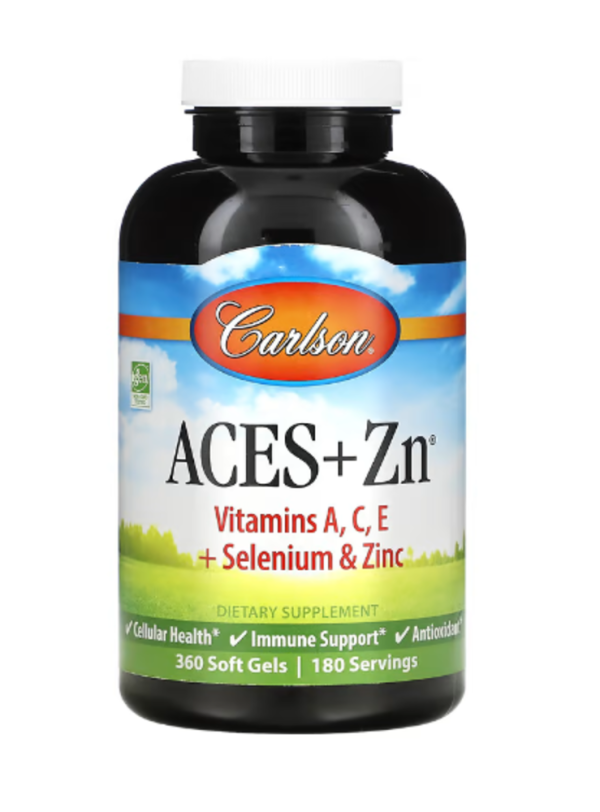 Carlson, Aces + Zn, 360 Soft Gels