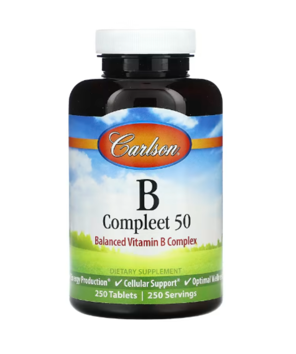 Carlson, B Compleet 50, 250 Tablets