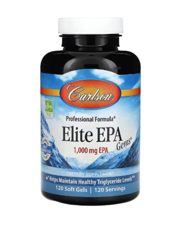 Carlson, Elite EPA Gems, 1,000 mg, 120 Soft Gels