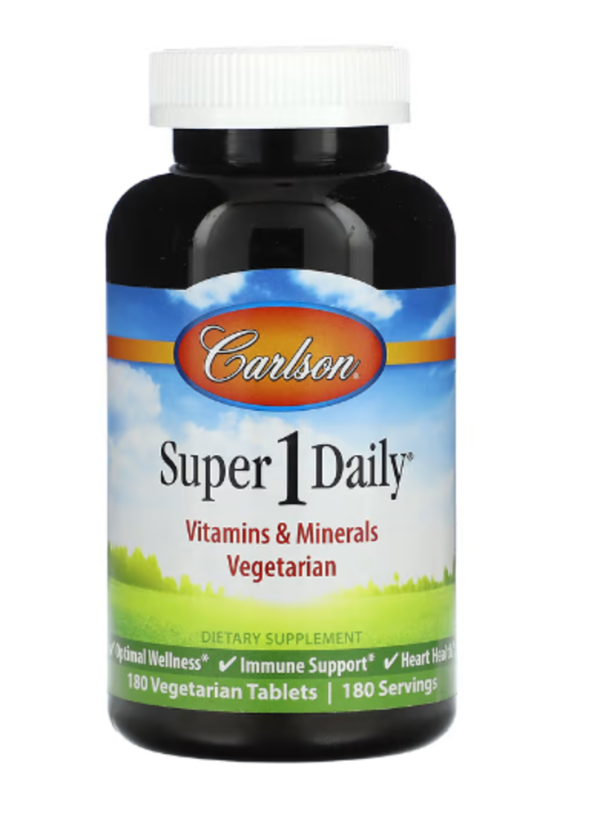 Carlson, Super 1 Daily, 180 Vegetarian Tablets