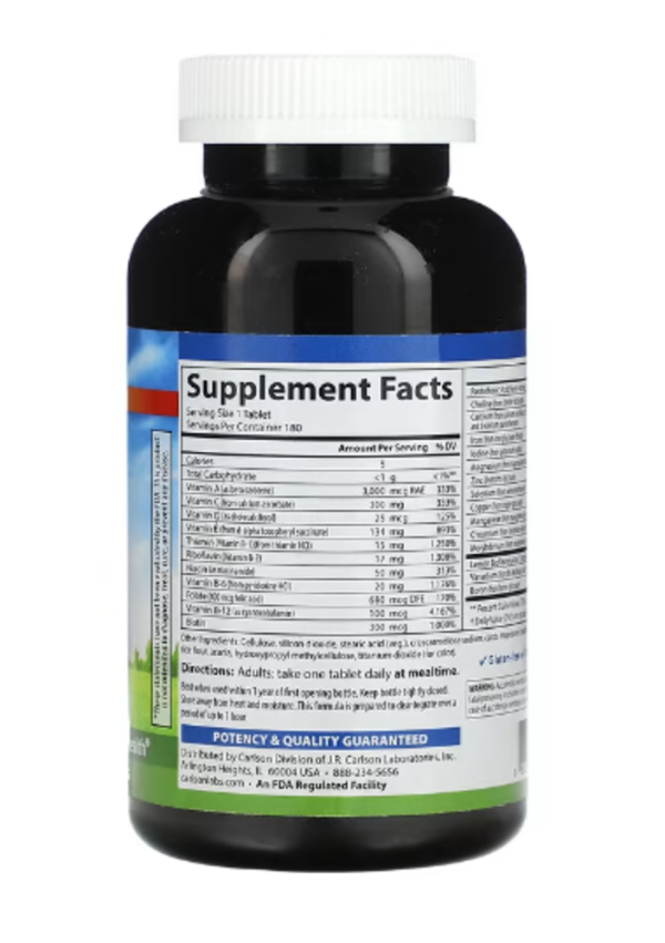 Carlson, Super 1 Daily, 180 Vegetarian Tablets