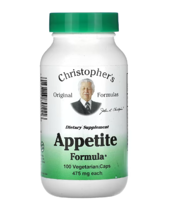 Christopher's Original Formulas, Appetite Formula, 475 mg, 100 Vegetarian Caps