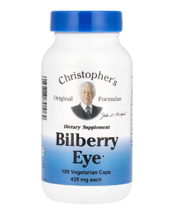 Christopher's Original Formulas, Bilberry Eye, 425 mg, 100 Vegetarian Caps