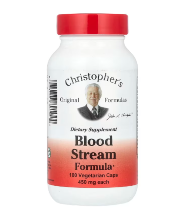 Christopher's Original Formulas, Blood Stream Formula, 450 mg, 100 Vegetarian Caps (225 mg Per Cap)