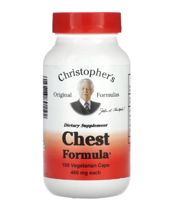 Christopher's Original Formulas, Chest Formula, 460 mg, 100 Vegetarian Caps