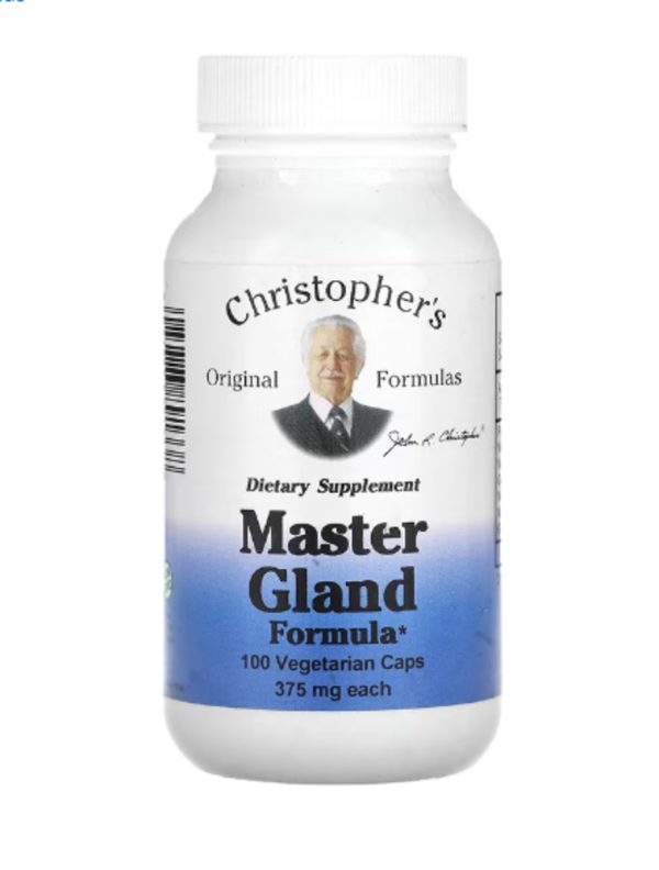 Christopher's Original Formulas, Master Gland Formula, 375 mg, 100 Vegetarian Caps