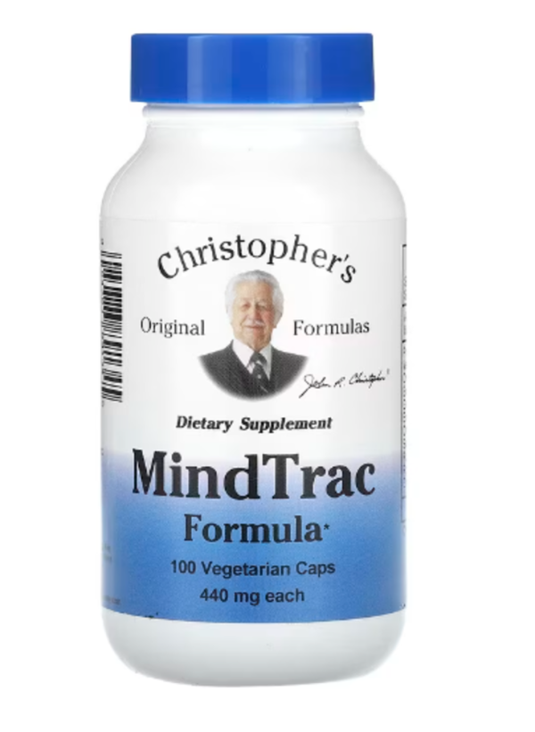 Christopher's Original Formulas, MindTrac Formula, 440 mg, 100 Vegetarian Caps