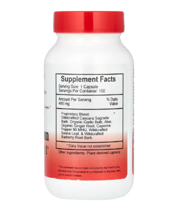 Christopher's Original Formulas, Quick Colon Formula Part 1, 485 mg, 100 Vegetarian Caps