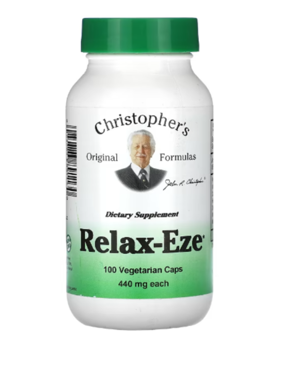 Christopher's Original Formulas, Relax-Eze, 440 mg, 100 Vegetarian Caps