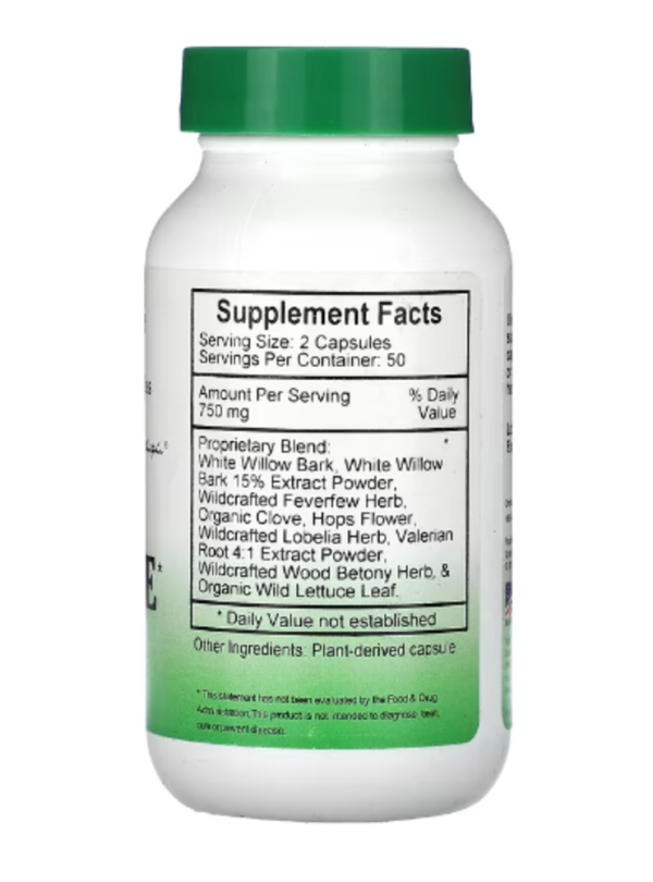 Christopher's Original Formulas, Stop-Ache, 375 mg, 100 Vegetarian Caps