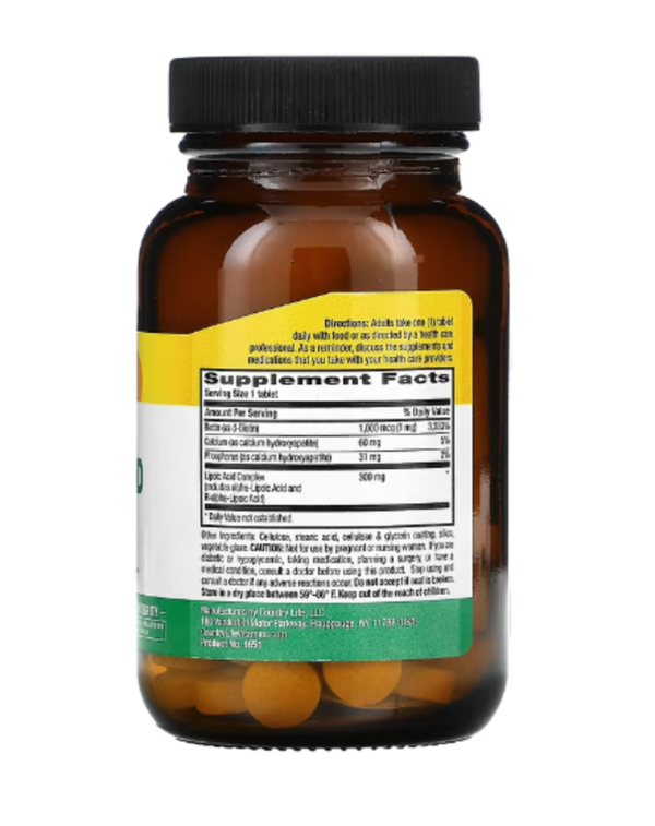 Country Life, Active Lipoic Acid, 300 mg, 60 Tablets