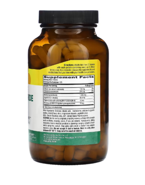 Country Life, Betaine Hydrochloride with Pepsin, 600 mg, 250 Tablets