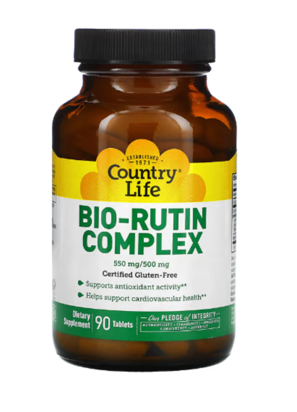 Country Life, Bio-Rutin Complex, 90 Tablets