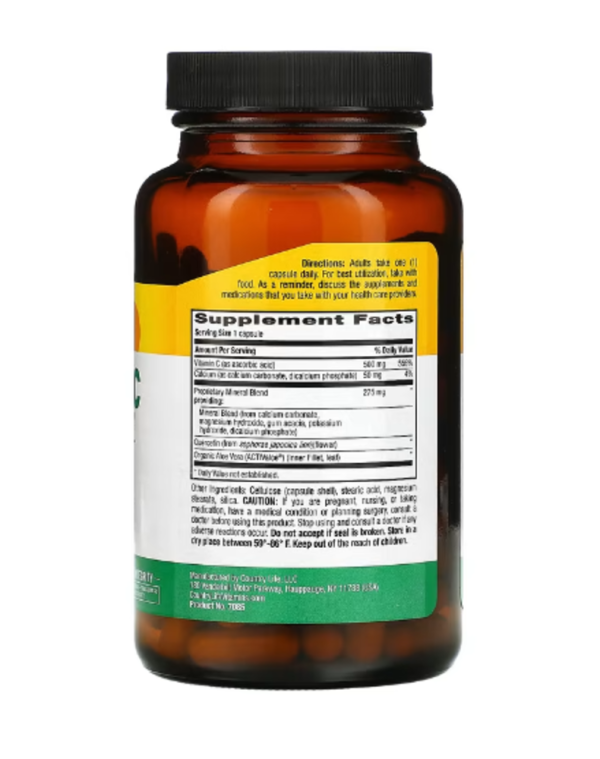 Country Life, Buffer-C, pH Controlled, 500 mg, 120 Vegetarian Capsules
