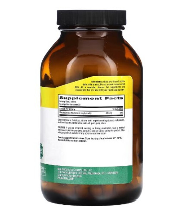 Country Life, Chelated Magnesium Glycinate, 400 mg, 180 Tablets (133 mg per Tablet )