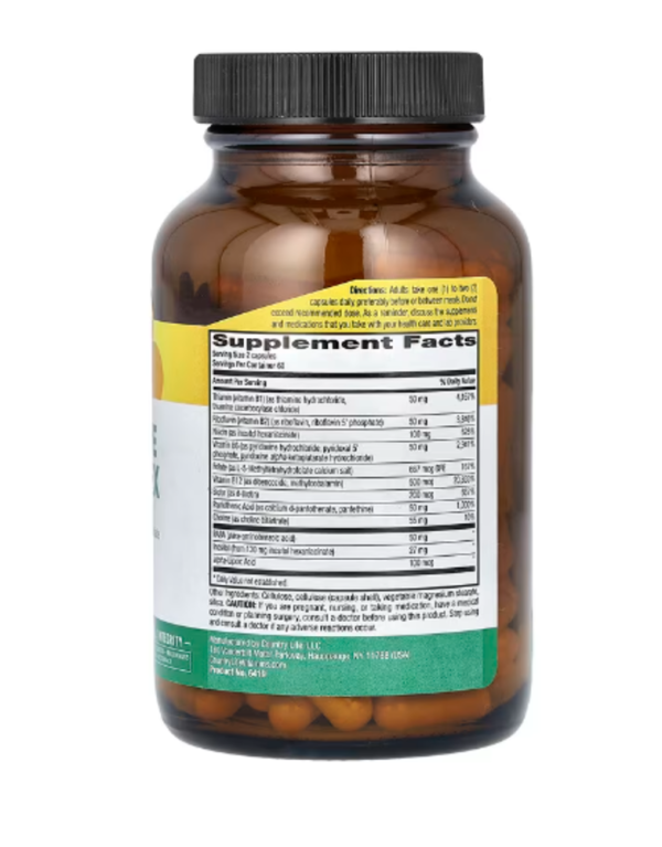 Country Life, Coenzyme B-Complex, 120 Vegan Capsules