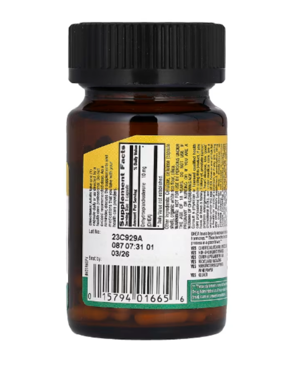 Country Life, DHEA, 10 mg, 50 Vegan Capsules