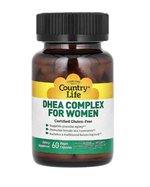 Country Life, DHEA Complex for Women, 60 Vegan Capsules