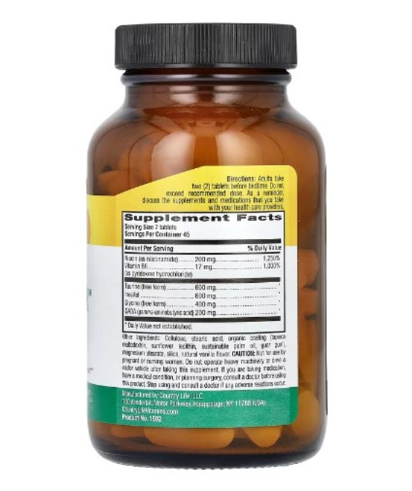 Country Life, GABA Relaxer, 90 Tablets