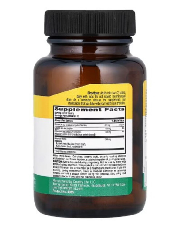 Country Life, Maximized Water Factors, 60 Tablets