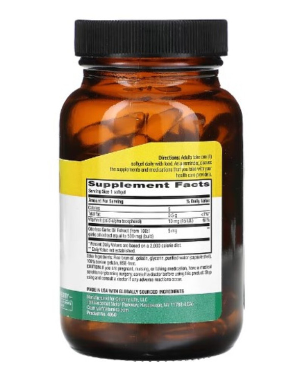 Country Life, Nature's Garlic, 500 mg, 90 Softgels