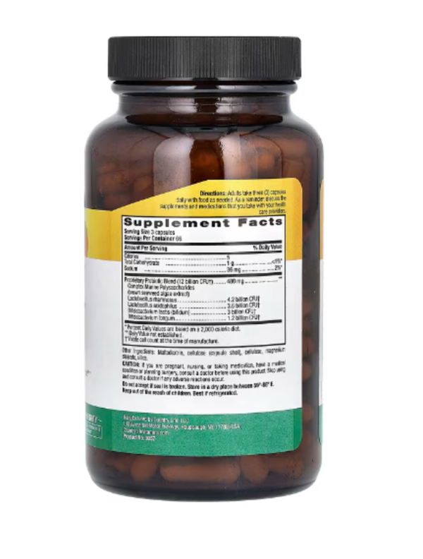 Country Life, Power-Dophilus, Dairy-Free Probiotic, 200 Vegan Capsules