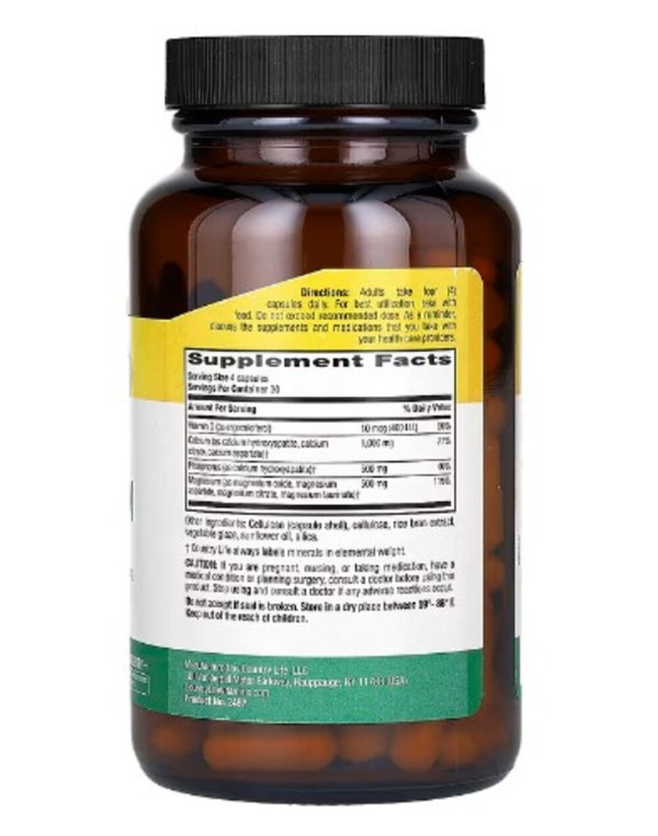 Country Life, Target-Mins, Calcium Magnesium with Vitamin D Complex, 120 Vegan Capsules