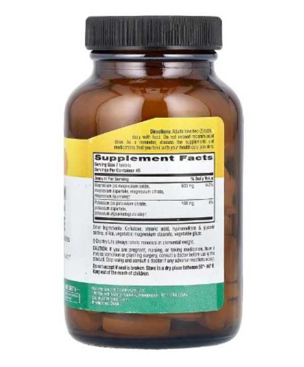 Country Life, Target-Mins, Magnesium, Potassium, Aspartate, 90 Tablets