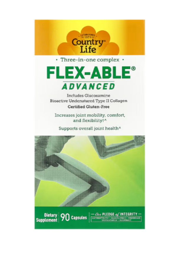 Country Life, Three-In-One Complex, Flex-Able Advanced, 90 Capsules