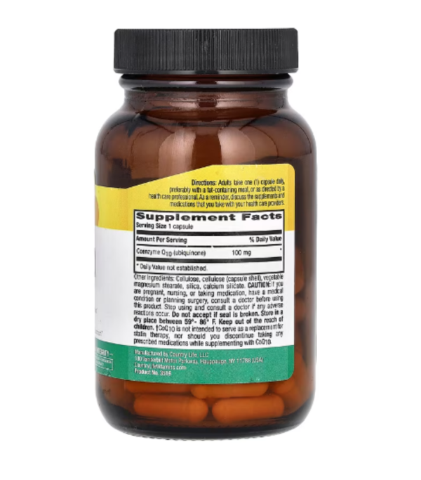 Country Life, Vegan CoQ10, 100 mg, 60 Vegan Capsules