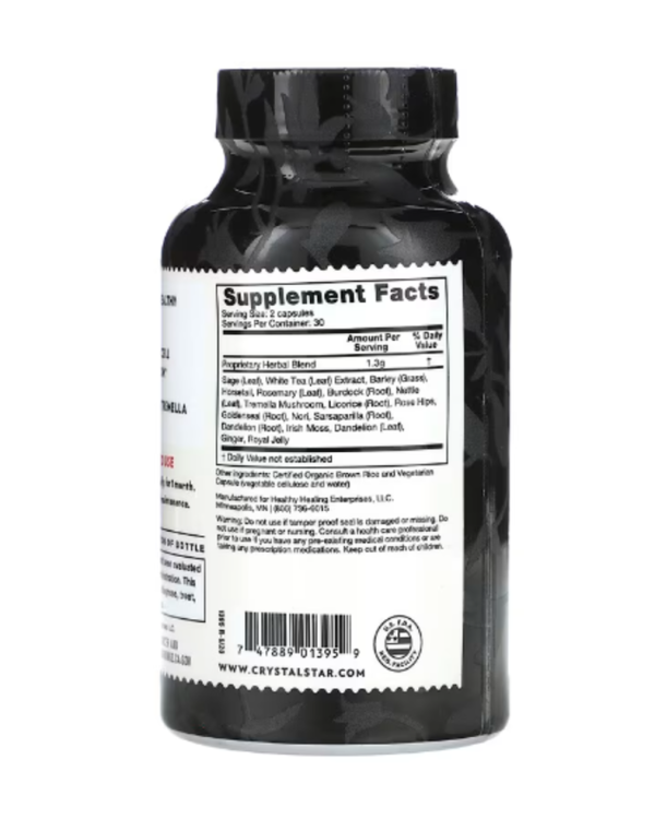 Crystal Star, Beautiful Skin, 60 Vegetarian Capsules