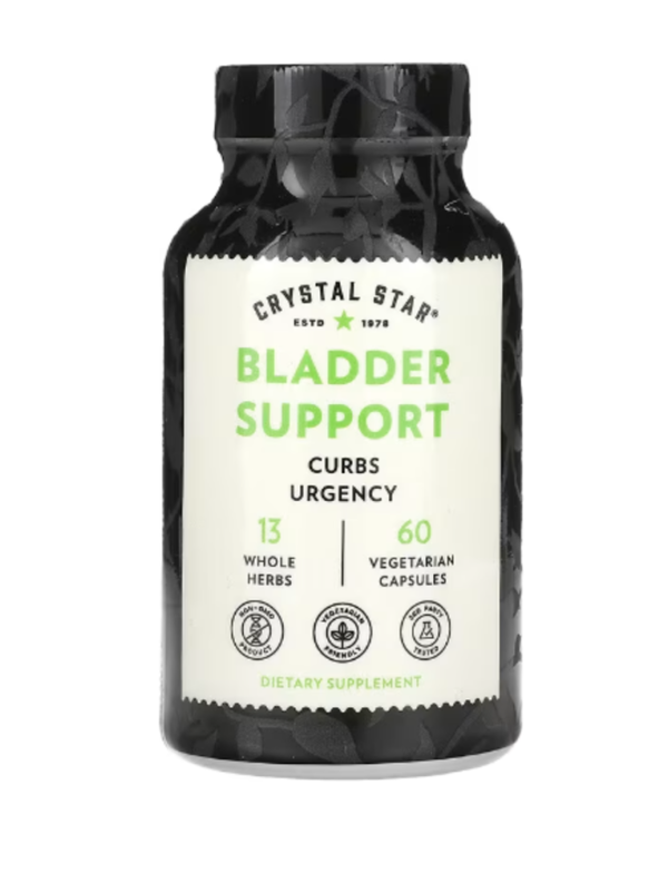 Crystal Star, Bladder Support, 60 Vegetarian Capsules