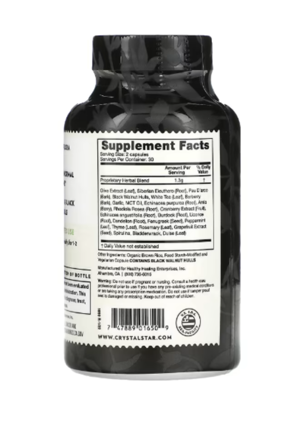 Crystal Star, Candida Balance, 60 Vegetarian Capsules
