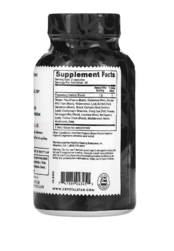 Crystal Star, Fibro Defense, 60 Vegetarian Capsules