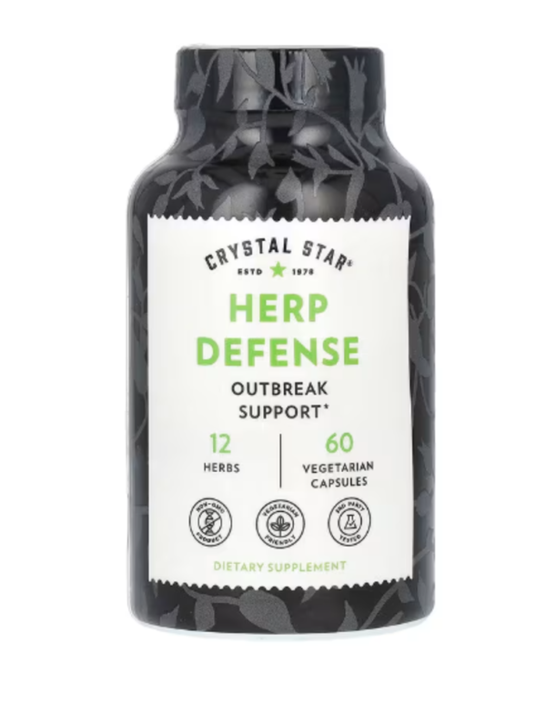 Crystal Star, Herp Defense, 60 Vegetarian Capsules